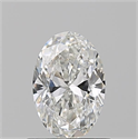 Natural Diamond 0.70 Carats, Oval with  Cut, G Color, VS2 Clarity and Certified by GIA