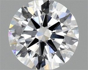 Picture of Lab Grown Diamond 0.97 Carats, Round with Ideal Cut, D Color, VS1 Clarity and Certified by IGI