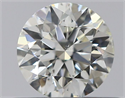Natural Diamond 0.41 Carats, Round with Excellent Cut, K Color, SI2 Clarity and Certified by GIA