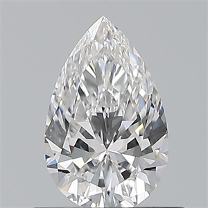 Picture of Natural Diamond 0.60 Carats, Pear with  Cut, E Color, VS1 Clarity and Certified by GIA