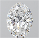 Diamante Natural 2.01 quilates, Ovalado , Color D, claridad VS2 y certificado GIA