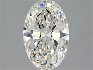 Picture of Natural Diamond 1.50 Carats, Oval with  Cut, I Color, SI1 Clarity and Certified by GIA