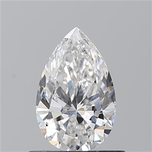 Foto Diamante Natural 0.70 quilates, De pera , Color E, claridad SI1 y certificado GIA de