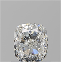 Natural Diamond 0.91 Carats, Cushion with  Cut, H Color, SI1 Clarity and Certified by GIA