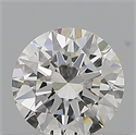 Natural Diamond 0.40 Carats, Round with Excellent Cut, G Color, IF Clarity and Certified by GIA