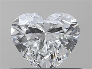 Picture of Natural Diamond 0.40 Carats, Heart with  Cut, G Color, VS2 Clarity and Certified by GIA