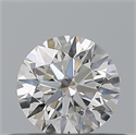 Natural Diamond 0.40 Carats, Round with Very Good Cut, G Color, VVS2 Clarity and Certified by IGI