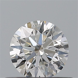Picture of Natural Diamond 0.40 Carats, Round with Very Good Cut, G Color, VVS2 Clarity and Certified by IGI