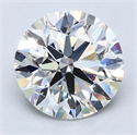 Natural Diamond 2.50 Carats, Round with Excellent Cut, G Color, VS2 Clarity and Certified by GIA