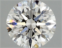 Natural Diamond 0.70 Carats, Round with Excellent Cut, E Color, VVS2 Clarity and Certified by GIA