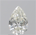 Natural Diamond 1.01 Carats, Pear with  Cut, J Color, SI1 Clarity and Certified by GIA