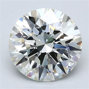 Foto Diamante Natural 3.51 quilates, Redondo , Color J, claridad VVS2 y certificado GIA de
