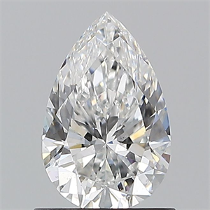 Picture of Natural Diamond 0.90 Carats, Pear with  Cut, E Color, SI1 Clarity and Certified by GIA
