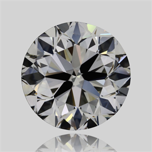 Picture of Natural Diamond 1.52 Carats, Round with Very Good Cut, L Color, VVS1 Clarity and Certified by IGI