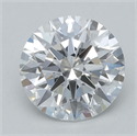 Lab Grown Diamond 1.11 Carats, Round with Ideal Cut, D Color, VVS2 Clarity and Certified by IGI