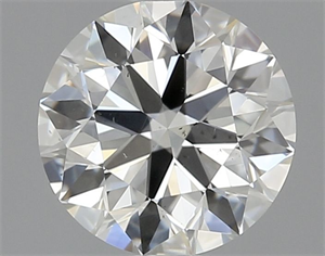 Picture of Natural Diamond 0.81 Carats, Round with Excellent Cut, J Color, SI1 Clarity and Certified by GIA