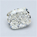 Diamante Natural 1.01 quilates, Del cojín , Color I, claridad VVS2 y certificado GIA