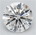 Lab Grown Diamond 6.51 Carats, Round with Ideal Cut, G Color, VVS2 Clarity and Certified by IGI