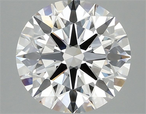 Picture of Lab Grown Diamond 2.59 Carats, Round with Ideal Cut, E Color, VVS2 Clarity and Certified by IGI