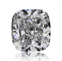 Natural Diamond 0.50 Carats, Cushion with  Cut, D Color, SI1 Clarity and Certified by GIA
