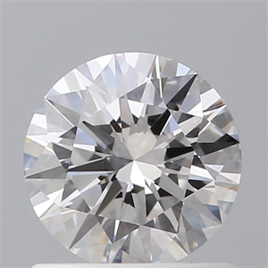 Picture of Natural Diamond 0.72 Carats, Round with Excellent Cut, E Color, IF Clarity and Certified by GIA