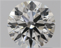 Diamante Natural 0.72 quilates, Redondo , Color F, claridad IF y certificado GIA