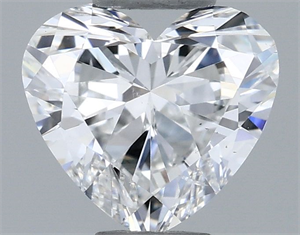 Picture of Natural Diamond 0.50 Carats, Heart with  Cut, F Color, SI1 Clarity and Certified by GIA