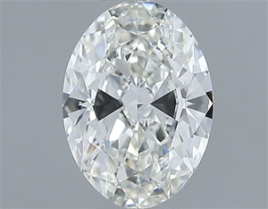 Picture of Natural Diamond 1.01 Carats, Oval with  Cut, H Color, VVS1 Clarity and Certified by IGI