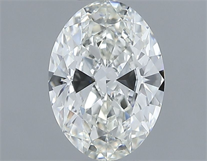 Picture of Natural Diamond 1.01 Carats, Oval with  Cut, H Color, VVS1 Clarity and Certified by IGI