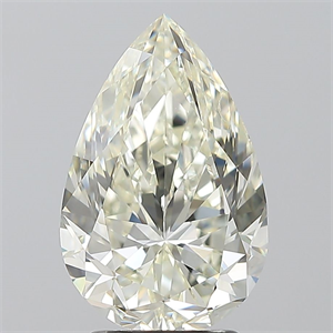 Picture of Natural Diamond 3.01 Carats, Pear with  Cut, J Color, SI1 Clarity and Certified by IGI