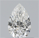 Natural Diamond 0.52 Carats, Pear with  Cut, G Color, VVS2 Clarity and Certified by GIA