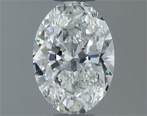 Picture of Natural Diamond 0.50 Carats, Oval with  Cut, F Color, SI1 Clarity and Certified by GIA