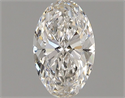 Natural Diamond 0.70 Carats, Oval with  Cut, G Color, VS2 Clarity and Certified by GIA