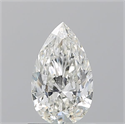 Natural Diamond 0.90 Carats, Pear with  Cut, I Color, SI1 Clarity and Certified by GIA