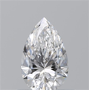 Picture of Natural Diamond 0.50 Carats, Pear with  Cut, D Color, VS1 Clarity and Certified by GIA