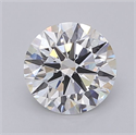 Del inventario de diamantes de laboratorio, 1.55 quilates, Redondo , Color E, claridad VVS1 y certificado IGI