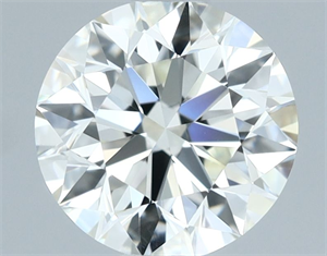 Picture of Natural Diamond 0.82 Carats, Round with Excellent Cut, I Color, IF Clarity and Certified by IGI