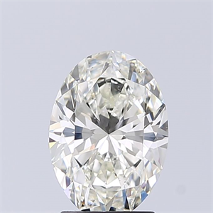 Picture of Natural Diamond 1.70 Carats, Oval with  Cut, J Color, SI1 Clarity and Certified by GIA