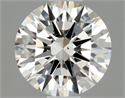 Natural Diamond 0.54 Carats, Round with Excellent Cut, H Color, VS2 Clarity and Certified by GIA