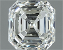 Natural Diamond 1.00 Carats, Asscher with  Cut, I Color, VVS2 Clarity and Certified by IGI