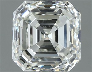 Picture of Natural Diamond 1.00 Carats, Asscher with  Cut, I Color, VVS2 Clarity and Certified by IGI