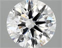 Lab Grown Diamond 2.46 Carats, Round with Ideal Cut, E Color, VVS2 Clarity and Certified by IGI