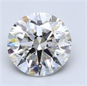 Diamante Natural 3.72 quilates, Redondo , Color G, claridad SI2 y certificado GIA