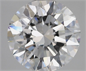 Lab Grown Diamond 1.50 Carats, Round with Excellent Cut, D Color, VVS2 Clarity and Certified by IGI