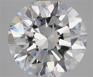 Picture of Lab Grown Diamond 1.50 Carats, Round with Excellent Cut, D Color, VVS2 Clarity and Certified by IGI