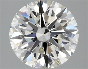 Picture of Lab Grown Diamond 3.09 Carats, Round with Ideal Cut, F Color, VS1 Clarity and Certified by IGI