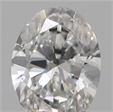 Natural Diamond 0.18 Carats, Oval with  Cut, E Color, SI2 Clarity and Certified by IGI