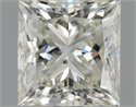 Natural Diamond 1.73 Carats, Princess with  Cut, K Color, SI1 Clarity and Certified by GIA