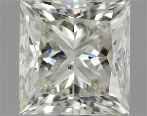 Picture of Natural Diamond 1.73 Carats, Princess with  Cut, K Color, SI1 Clarity and Certified by GIA