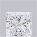 Natural Diamond 2.53 Carats, Princess with  Cut, F Color, I1 Clarity and Certified by GIA